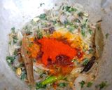 A picture of step 6 of Katla fish biryani in electric rice cooker.