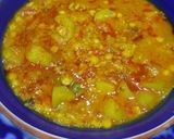 A picture of step 6 of Loki daal.