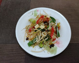 豆芽菜炒香麻醬(簡單料理)的食譜步驟6照片