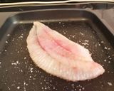 A picture of step 1 of Turbot with Lemon, Cilantro, Tahini, and Roasted Vegetables.