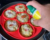 A picture of step 3 of Vegetable oats pancakeHealthy breakfast.