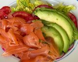 Une image de l'étape 3 de Salade de saumon fumé - Vinaigrette moutarde et sésame.