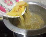 A picture of step 1 of Masala Pasta.
