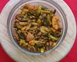 A picture of step 4 of Ivy Gourd and Potato Dry Subji.