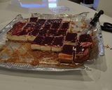 Foto del paso 12 de la receta Tarta de queso de la Viña con sirope de frambuesa