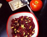 A picture of step 7 of Tomato Halwa.