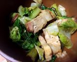 รูปขั้นตอนการทำที่ 1 ของ ซุปข้นข้าวหอมมะลิหมูกรอบผักคอส#งบ60บาท(โจ๊กนั่นแหล่ะ)