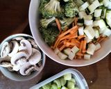 Foto del paso 1 de la receta: Chapsui de verduras con fideos