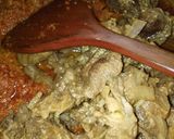 A picture of step 6 of Egusi soup.