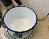 A picture of step 7 of Frieda’s Rhubarb Cake.
