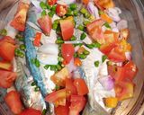Foto langkah ke 4 dari resep Ikan kembung kukus kuah asam.