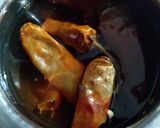 A picture of step 2 of Chilli garlic mushroom.