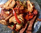 A picture of step 8 of Instant Air Fryer Fajitas.