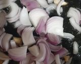 A picture of step 1 of Kadai paneer.