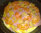 Foto del paso 3 de la receta: Tortilla estilo pizza 🍕