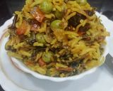 A picture of step 6 of Matar Methi Pulao.