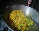A picture of step 3 of Sooji litti.