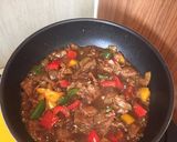 Foto langkah ke 8 dari resep Sapi lada hitam.
