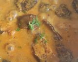 A picture of step 5 of Sarso bata baingan.