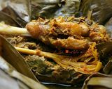 Foto langkah ke 5 dari resep Pepes pedas ayam kampung.