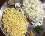 A picture of step 1 of Crispy Potato Cauliflower Samosa / Aloo Gobi Samosa.
