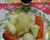 Foto del paso 6 de la receta: Pollo y verduras hervidas