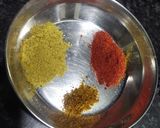 A picture of step 3 of Methi mix sabji.