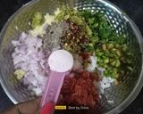 A picture of step 2 of Leftover Rice Cutlet / patties.