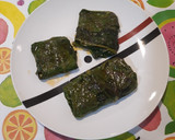 Foto del paso 3 de la receta: Gulan de acelgas rellenas de jamón York, queso y salsa crudites