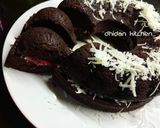 Foto langkah ke 5 dari resep Brownis coklat keju kukus simple enak.