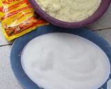 A picture of step 1 of Milk candy.