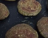 A picture of step 3 of Bread and kabab.