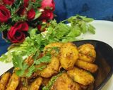 फ्राईड मसाला आलू (fried masala aloo recipe in Hindi) रेसिपी चरण 4 फोटो