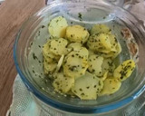 Foto del paso 3 de la receta: Truchas rellenas de jamón y patatas al microondas