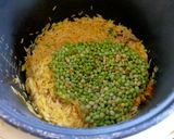 A picture of step 2 of Green Pigeon Pulao.