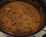 Foto del paso 12 de la receta: Carne de puerco 🐷 con verdolagas 🌱 en salsa mixta 🍈🍅