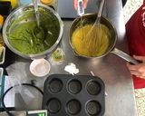 Foto del paso 2 de la receta Cupcakes de Matcha con maracuyá y merengue italiano tostado