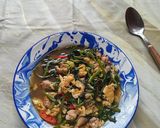 Foto langkah ke 3 dari resep Tumis Kangkung Telur Orak-Arik.