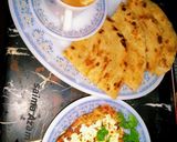 A picture of step 3 of Cheesey omelette😋چیزی آملیٹ😍.