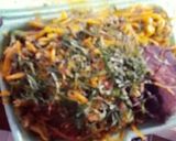 A picture of step 1 of Abacha(Africa salad).