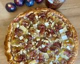 Une image de l'étape 5 de Tarte figues, chèvre et pignons.