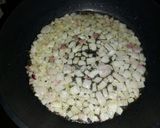 A picture of step 3 of Sauteed Sukuma Wiki with Toasted Cashew Nuts.
