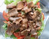 Hình bước làm 1 của món Salad lolo sốt thịt bò