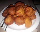 A picture of step 1 of Beans ball (kosai/akara).