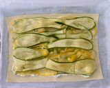 A picture of step 6 of Zucchini (Courgette) Tart with Lemon Ricotta and Basil Olive Oil.