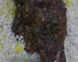 صورة لخطوة 3 من وصفة فخدة جدي كاملة (ربع جدي) مع الارز البسمتي والدقوس 😋