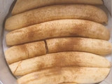 Pastel de plátano caramelizado
