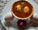 A picture of step 11 of Nagpuri Spicy sawji masala egg curry.