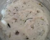 A picture of step 2 of Curd rice.