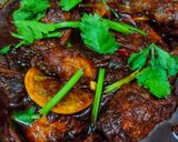 Gambar langkah 5 resipi Ayam Madu Ala Mamak.